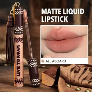 SHEGLAM Live To Roam Epic Adventure Liquid Lipstick-On Vacay Matte Transfer-proof Lipstick 4 Neutral Shades Non-Sticky Liquid Lipstick Lip Makeup Black Friday Gift Liquid Lipstick