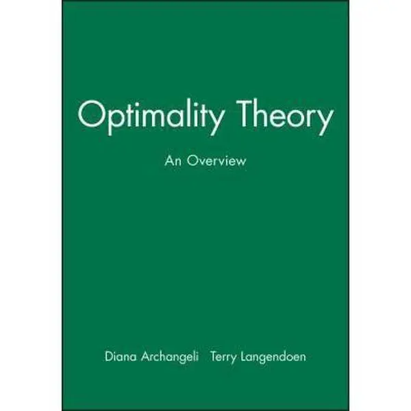USED-Optimality Theory (Paperback)