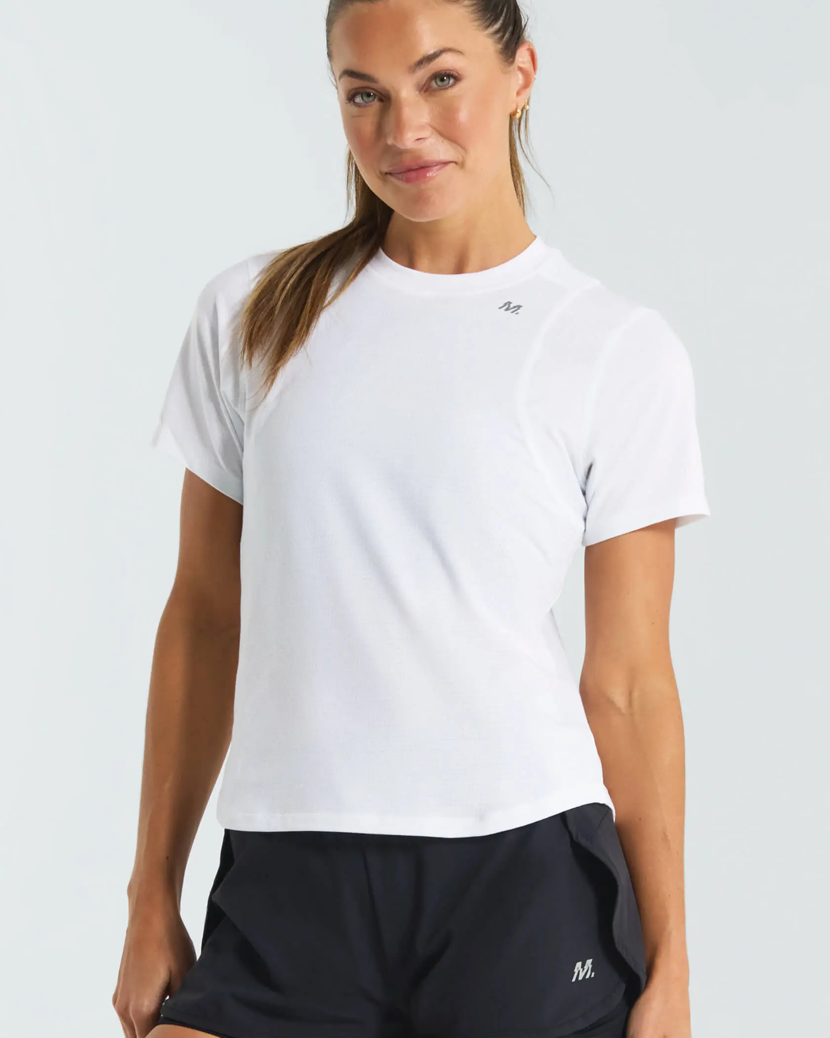 Women's Round Neck 4AM T-Shirt, Spandex Fabric, Fitness & Gym Casual Top