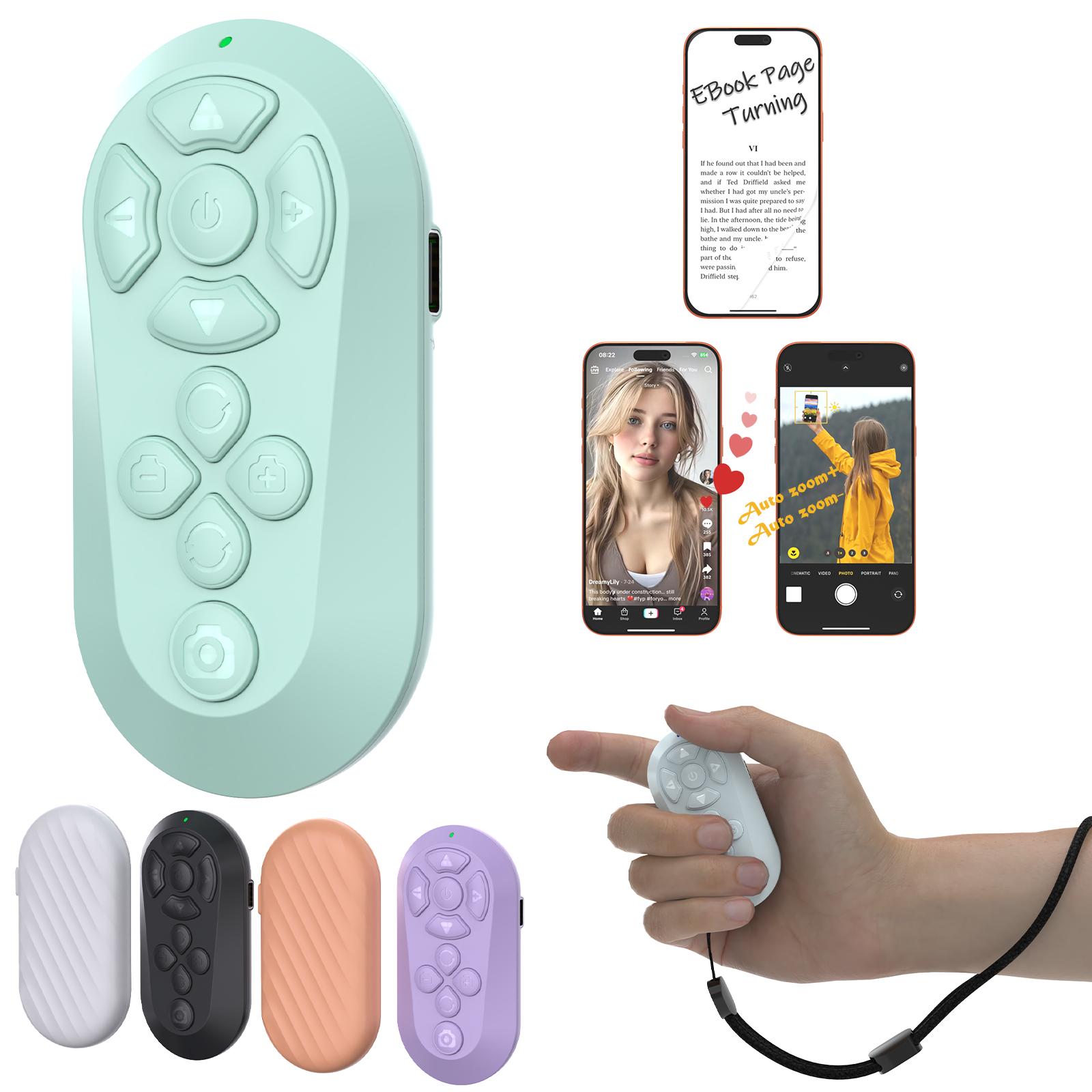 TikTok Scrolling Remote 2026 Page Turner Camera Shutter for iPhone & Android