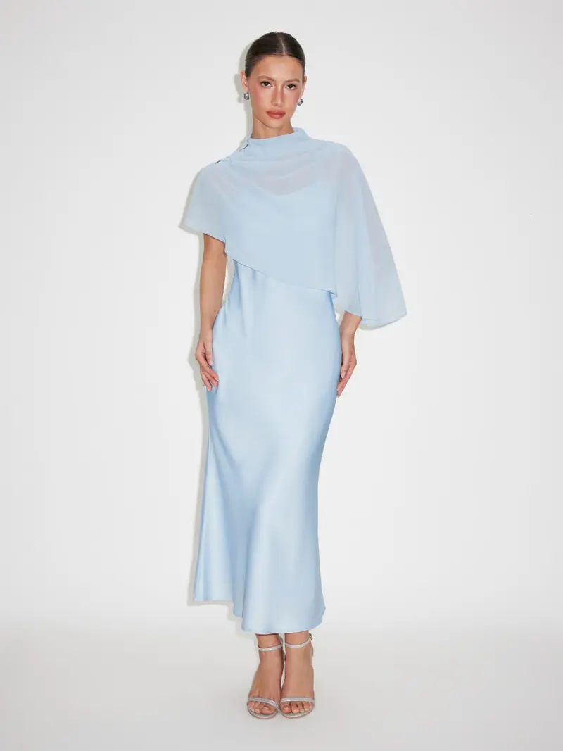 cape sleeve dress prom - TikTok Shop cape sleeve dress prom - TikTok Shop