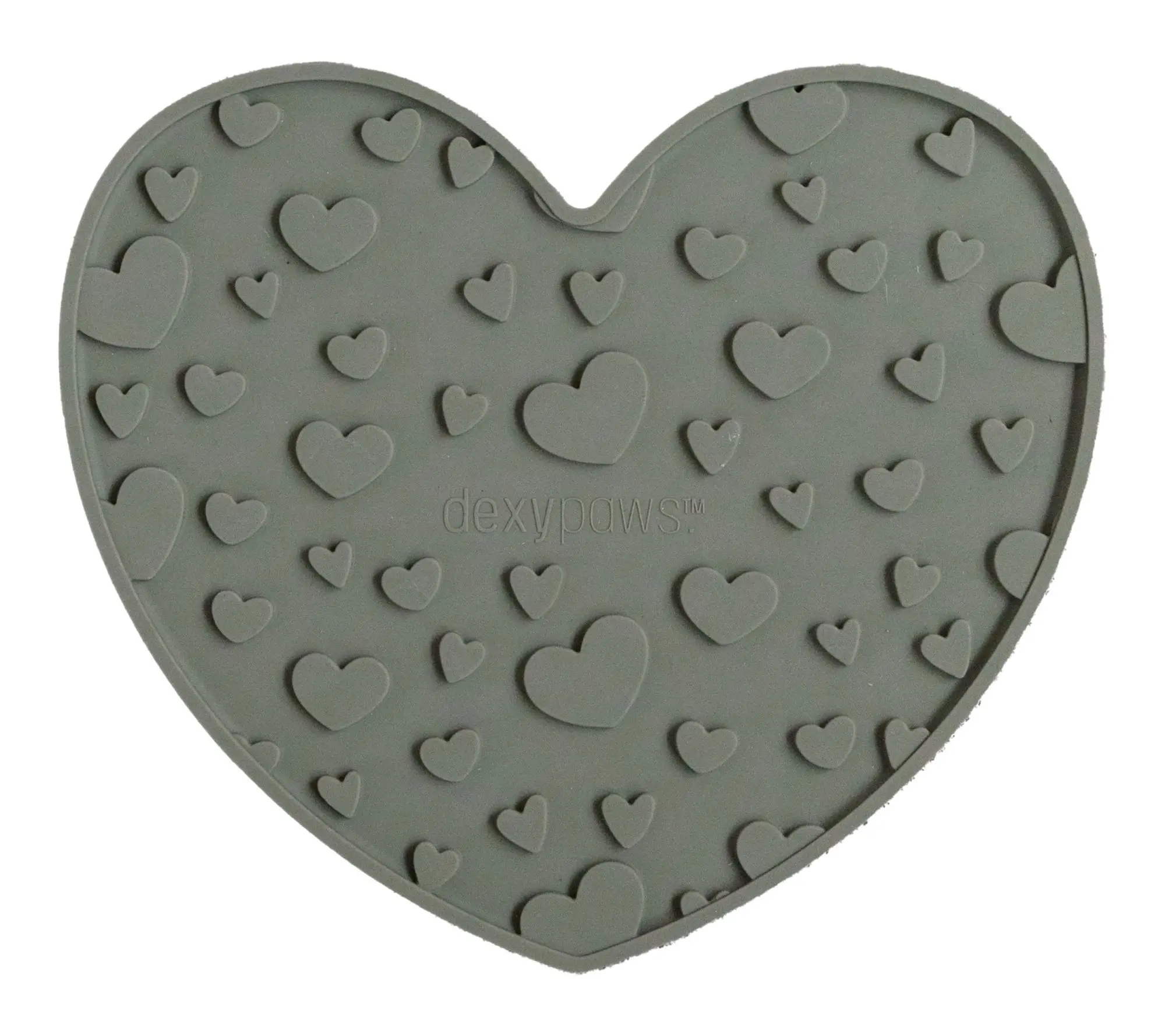 Dexypaws Enrichment Lick Mat, Grooved Dog Feeding Pad