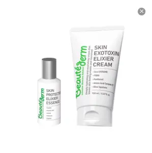 [Beauté Derm] Skin Exotoxin Elixier Cream & Skin Protection Elixer Essence Rich in Panthenol Moisturizing Complexes Ceramides & Amino Acid Complexes for Deep Hydration and Skin Barrier Protection Firm & Lift Serum