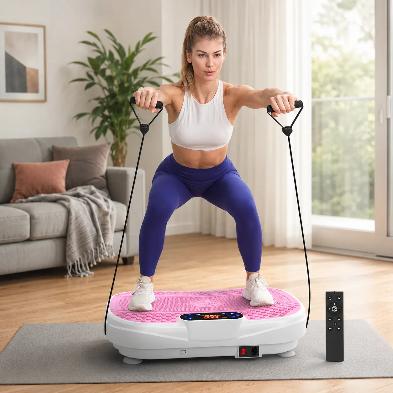 Vibration Plate Fitness Exercise Machine