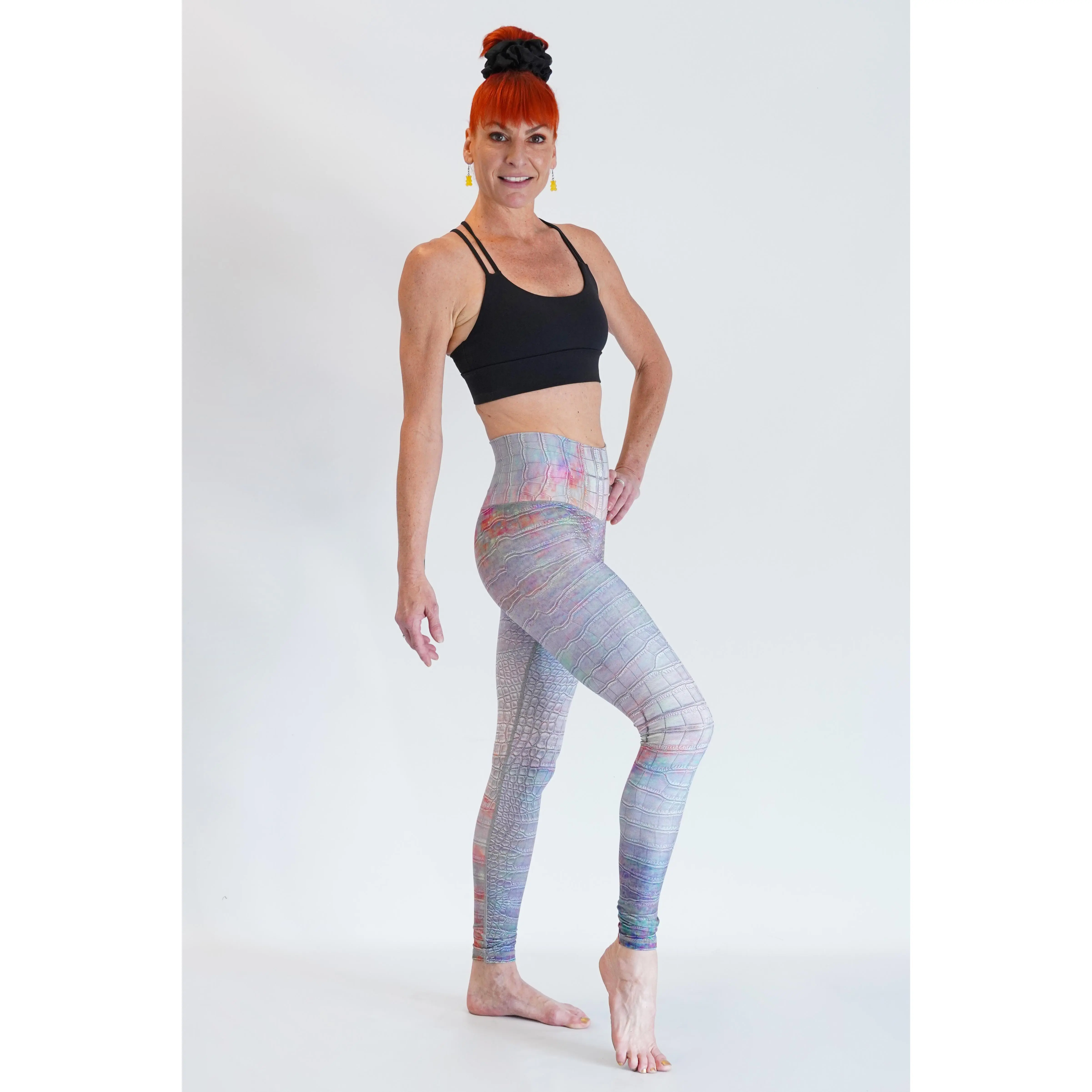 Sol Legging | Iridescent Croc