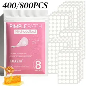 400/800pcs Hydrogel Patches, Invisible Blemish Covers, Blemish Relief Care, Pimple Patch, Acne Pimple Patch, Lightweight Comfort, Facial Cleansing, Pore Refining, Adult Skincare, Elegant Packaging