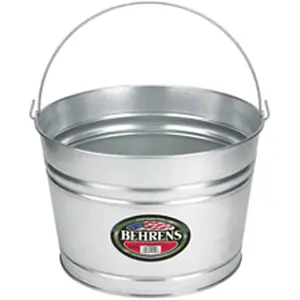 Behrens C17GS 4.25 gal Galvanized Steel Pail
