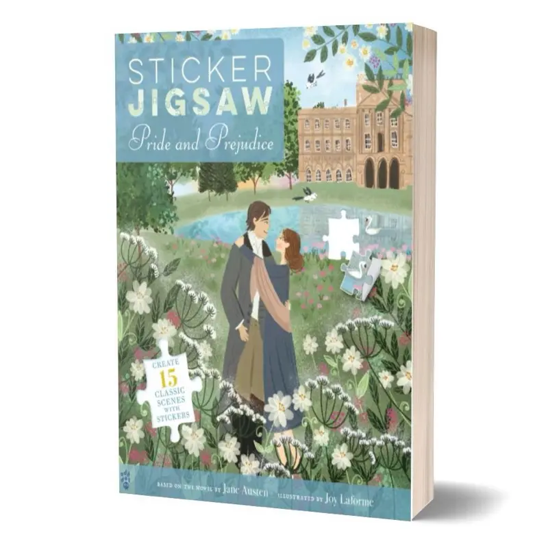 Sticker Jigsaw: Pride and Prejudice, illustrated by Joy LaForme (Paperback Sticker Book)