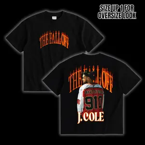J. Cole - The Fall-Off Tour Graphic For Dreamville High-quality, Soft Cotton T-Shirt, Disc 29, Disc 39 Hip-Hop Shirt, The Fall-Off Album Jermaine Lamar Cole Fan Graphic Tee, Cole World Music Fan Merch Shirt