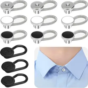 Button Extenders 12 PCS Shirt Collar Comfortable Neck Button Extender  Mens Dress Shirts, Instant Tie Collar Expansion