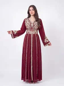 Friala Kuftan - Women’s Embroidered Dress, Perfect for Eid Dress, Ramadan, Gifts for Her, Abaya, Eid Dresses 2026