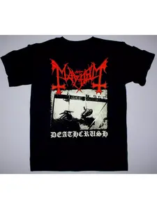 Vintage Mayhem Band Deathcrush T-shirt Size S to 5XL 2F977