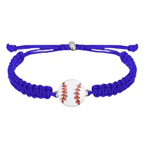 Baseball Rope Bracelet - Pick Color