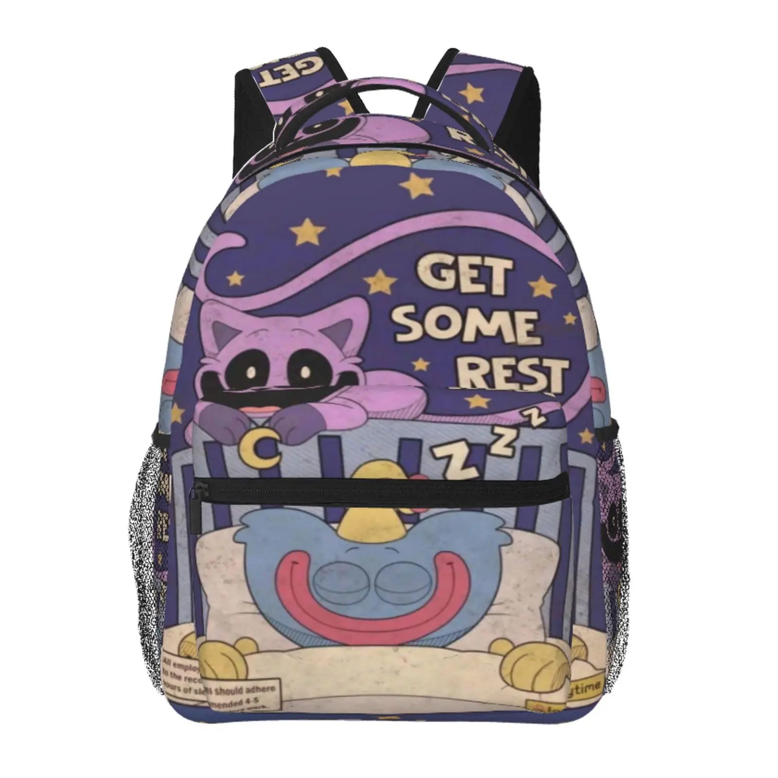 Catnap Dogday Backpack Water-Resistant Large Capacity Catnap Dogday Travel Daypack for Camping Campus Events Daily Commute, Cartoon Casual Catnap Dogday Merch Laptop School Bag for Teens Adults & Gift Giving