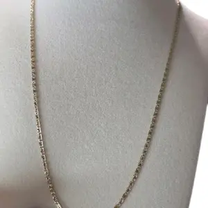 14k Gold Three Tone Gold Chain 2 mm Sizes 18-20 Inches Elegant and Durable Jewelry