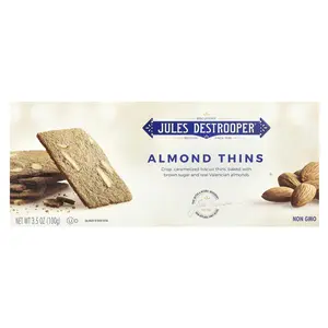 Jules Destrooper Almond Thins, 3.5 oz (100 g)