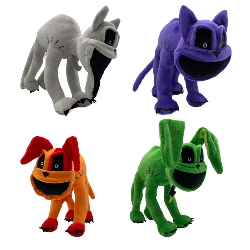 New Product Smiling Critters Monster Catnap Smiling Scary Cat Plush Doll, Birthday Gift