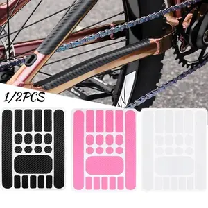 1/2pc Frame Chain Protective Stickers Bike Chainstay Protection Tape Frame Pad MTB Road BMX Bicycle Chain Guard Protector Accessories