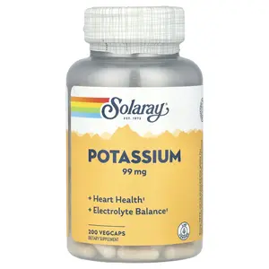Solaray Potassium, 99 mg, 200 VegCaps