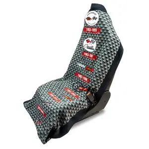 Seat Armour Towel2GO Corvette Collage Logo Seat Cover - Universal Fit Soft Machine Washable - Easy Install, Multipurpose Trunk Cover
