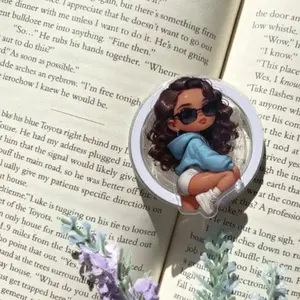 Trendy Phone Grip Featuring A Cool Sporty Girl Design, Perfect For Active Girls, Secure Grip, Stylish Phone Accessory, And A Cute Gift Idea