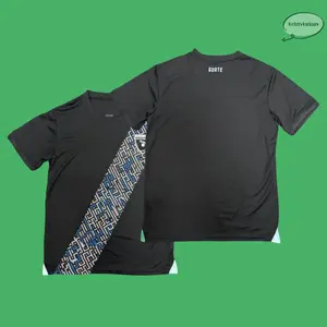 2526  Central North Guateamala Second Away Short Sleeve Black Soccer Jerseys