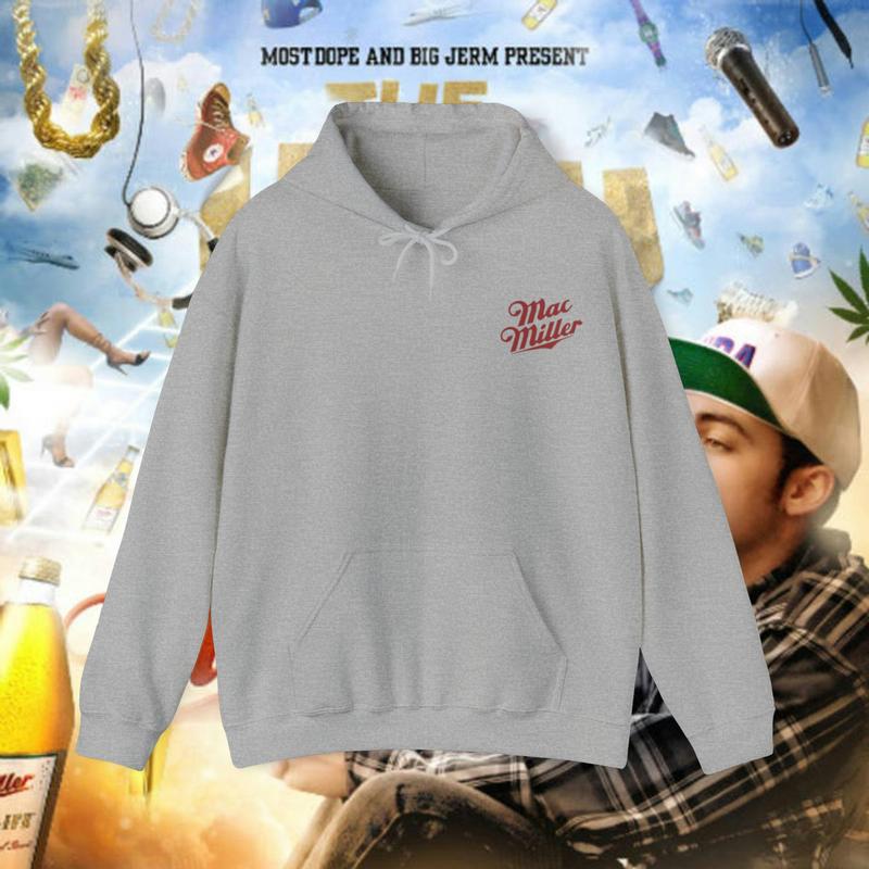Mac Miller The High Life Front and Back Print Hoodie