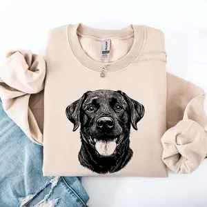 Black Lab, Labrador, Pet, Dog Breed Sweatshirt, Crew Neck, Women's, Crewneck