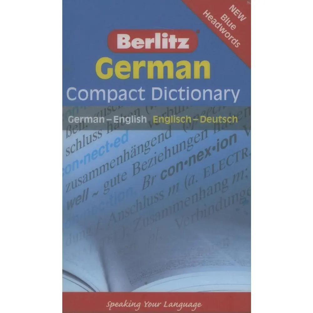 USED-German Compact Dictionary (Berlitz Compact Dictionary) by Berlitz (Vinyl Bound)