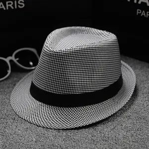 British Houndstooth European And American Sun Hats