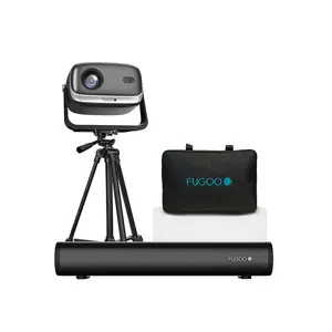 Fugoo - Outdoor Projector & Soundbar Bundle with 120" Screen
