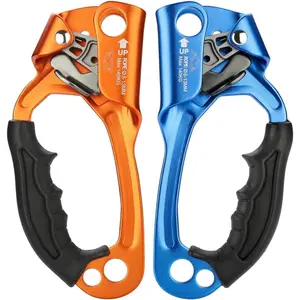 Climbing Hand Ascender for Rock Climbing Arborist (Right and Left) for 8~13 mm Rope