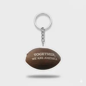 Together We Are America Acrylic Keychain, Gift For BFF