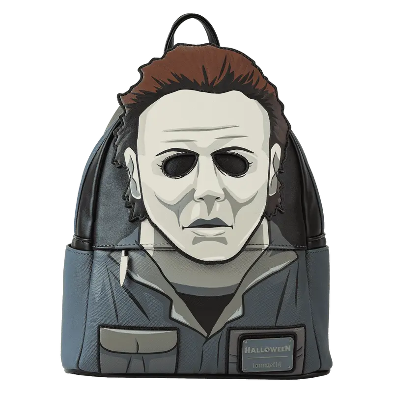 Halloween Michael Myers Glow Mask Cosplay Mini Backpack
