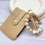 【Black Friday】Boho Style Silicone Beaded & Tassel Decor Keychain, Keychain for Women, Versatile Accessory, Ideal Birthday Gift