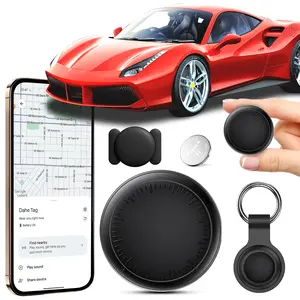 Magnetic GPS Tracker (Android ONLY) for Cars,Bicycles, Wallets,Pets and Keys, GPS Locator Tracker Tags Compatible with Google Find Hub No Subscription,Real-Time Tracking, Anti-Lost Device,Global Coverage,IP67 Waterproof Case,Replaceable Battery Protection