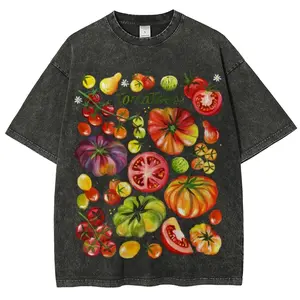 Tomatoes Unisex Vintage Washed Tee, Graphic Tee, Unisex Fashion, Full Color, Full Size, For Men, For Women