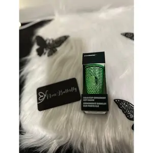 2023 Christmas Collection AUTHENTIC NEW STARBUCKS Green Chrome Cold Cup Keychain/Ornament***Limited Edition Holiday Ornament/Keychain**