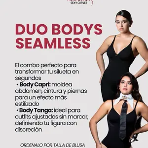One of each FULL AND TANGA body seamless