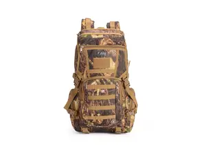 Mack Schmidt Tactical Military Assault 35L MOLLE Backpack – Outdoor Hiking, Camping & Hunting (Maple Leaf)