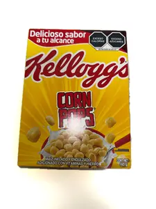 Mexican Corn Pops Kellogg’s Sweetened Puffed Corn Cereal with Vitamins & Iron 160 g – Imported from Mexico