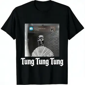 There's Motion At Your Front Door TungTungTung Meme T-Shirt