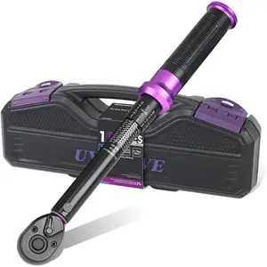 1/4" Inch Drive Click Torque Wrench 20-240 FT-LB/2.3-27.1N.M, +-3% Accuracy, Dual-Direction Click Professional Torque Wrench, Dual Range Scales Graduated in FT.LB and N.M,