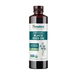 Himalaya Organic Black Seed Oil - Cold-Pressed, Unrefined, 0.5% Thymoquinone - 8 oz (23 mg/tsp)