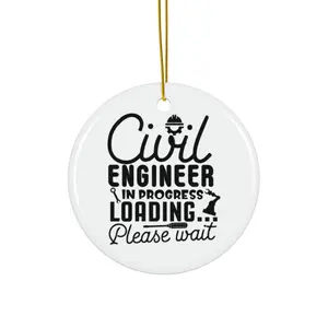 CIVIL ENGINEER IN PROGRESS ORNAMENT