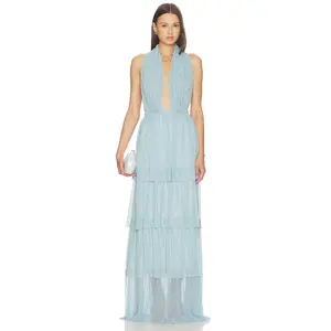 L'IDEE Nammos Gown in Glacier Moonlight