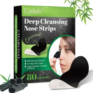 Elaimei Blackhead Remover Nose Patch, Nose Strips, Activated Charcoal Pore Cleanser, Oil Control & Deep Cleaning for Oily Skin Care Routine