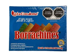 La Coculense Borrachines Assorted Milk Candy – 30 Pieces – 10.9 oz (310 g)