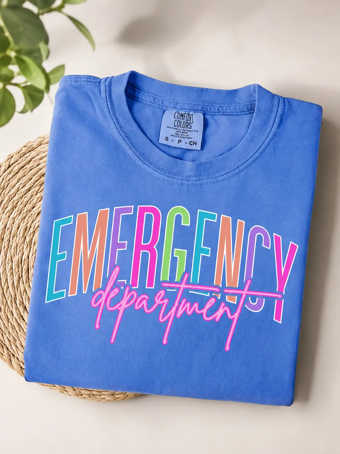 Comfort Colors ER Nurse Shirt, Emergency Department ER Crew Tee, Emergency Room Gift, Ed Nurse Tee, Nurse Apparel, RN Gift Emergency Tech Shirt