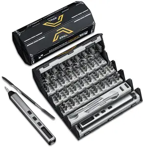 140-In-1 Portable Electric Screwdriver Set, Rechargeable Screwdriver, Home Phone Laptop Precision Disassembly Tool, Multi-Functional Screwdriver Kit, Father's Day Gift